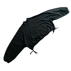 Project Social T Knit Cropped Turtleneck Sweater Top Oversized Casual Cozy Large